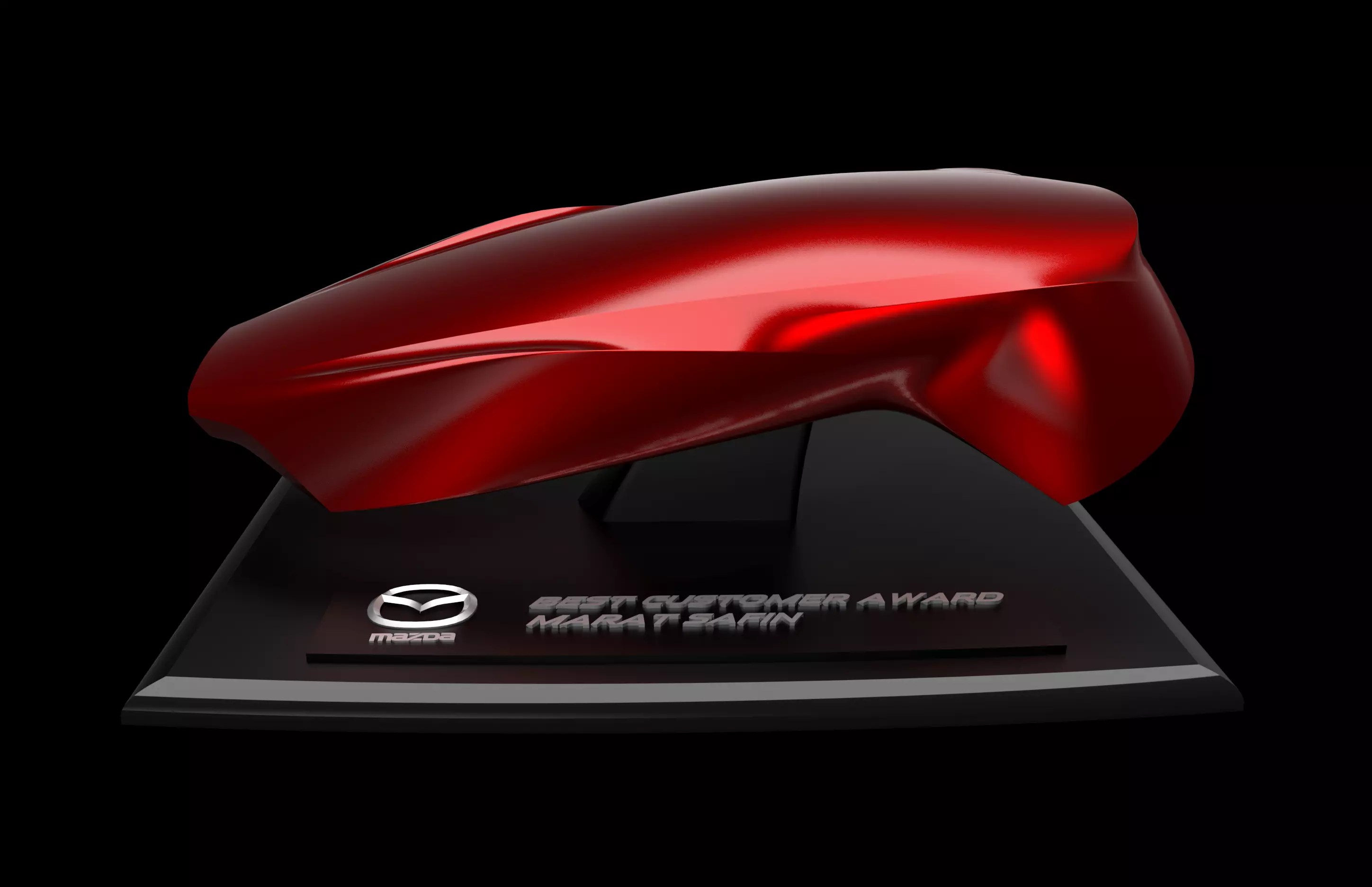 Mazda 3D model award 3D print model