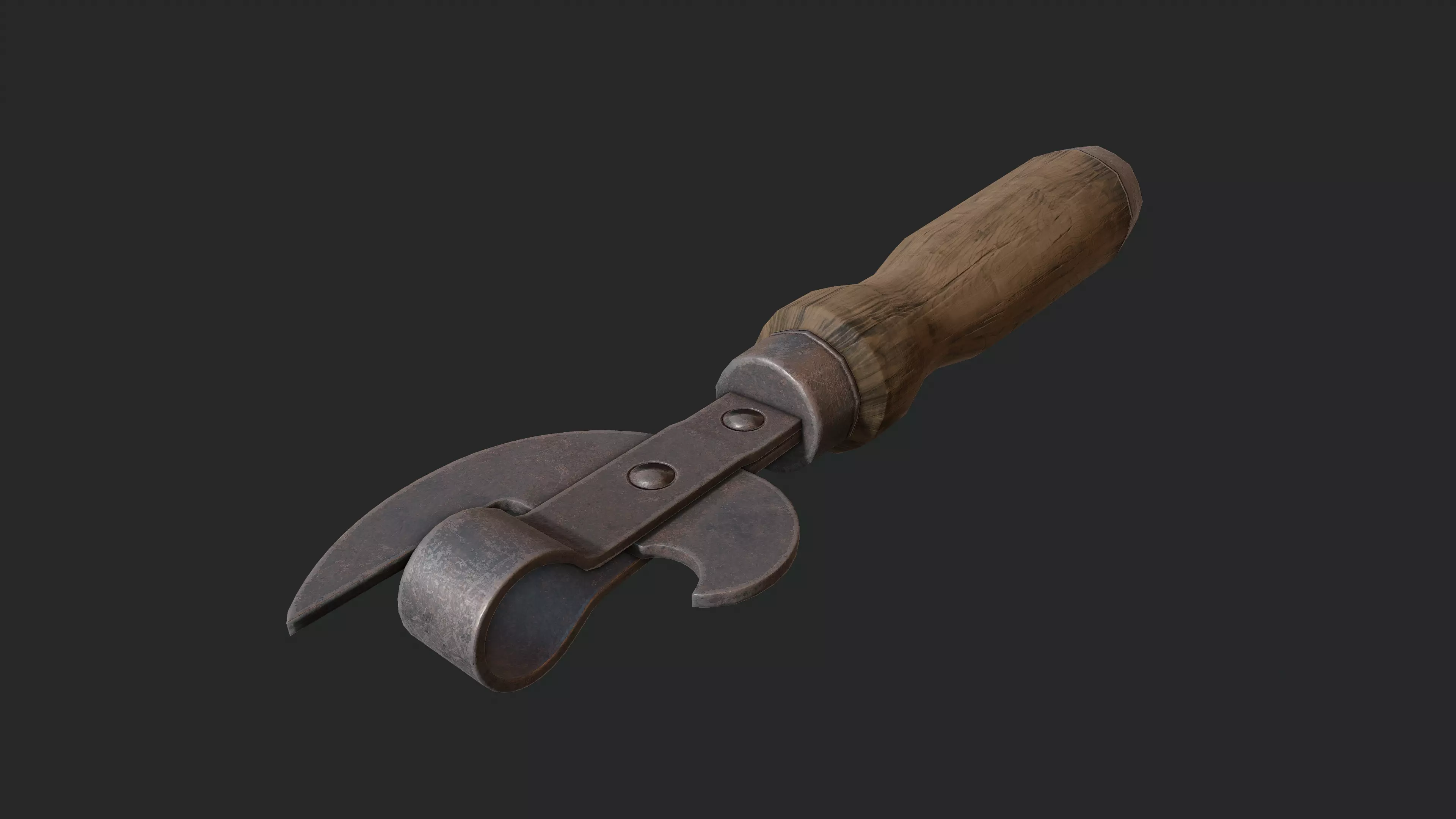 Can Opener Low-poly 3D model_0