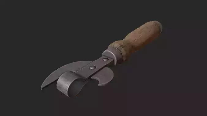 Can Opener Low-poly 3D model