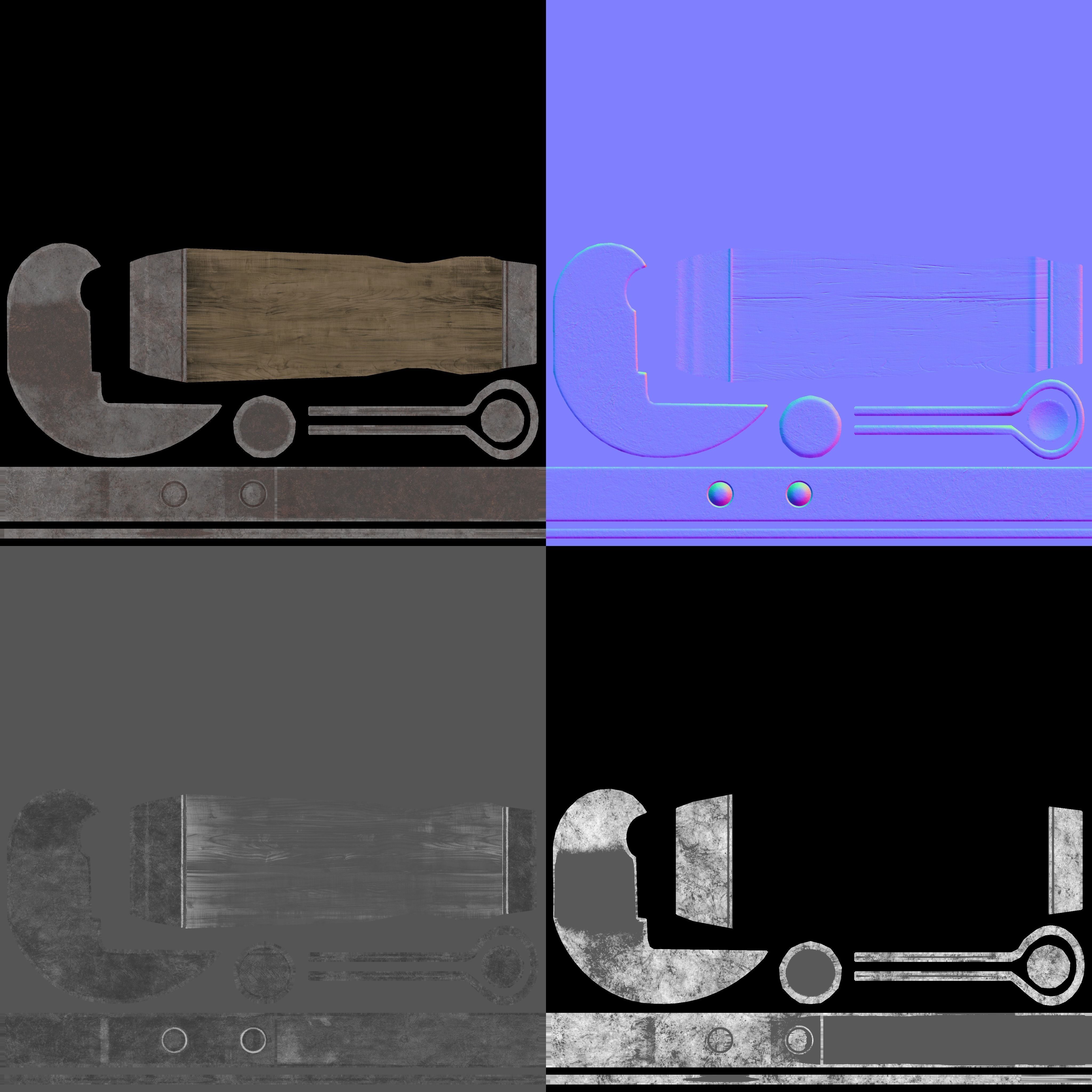 Can Opener Low-poly 3D model_3