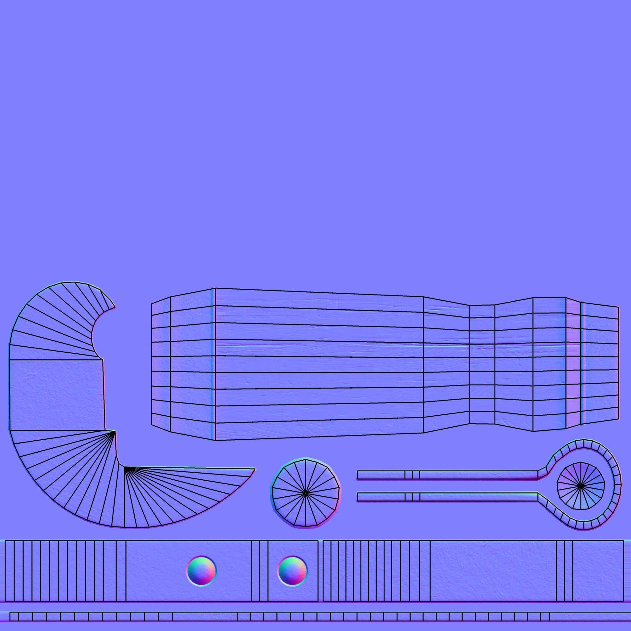 Can Opener Low-poly 3D model_4