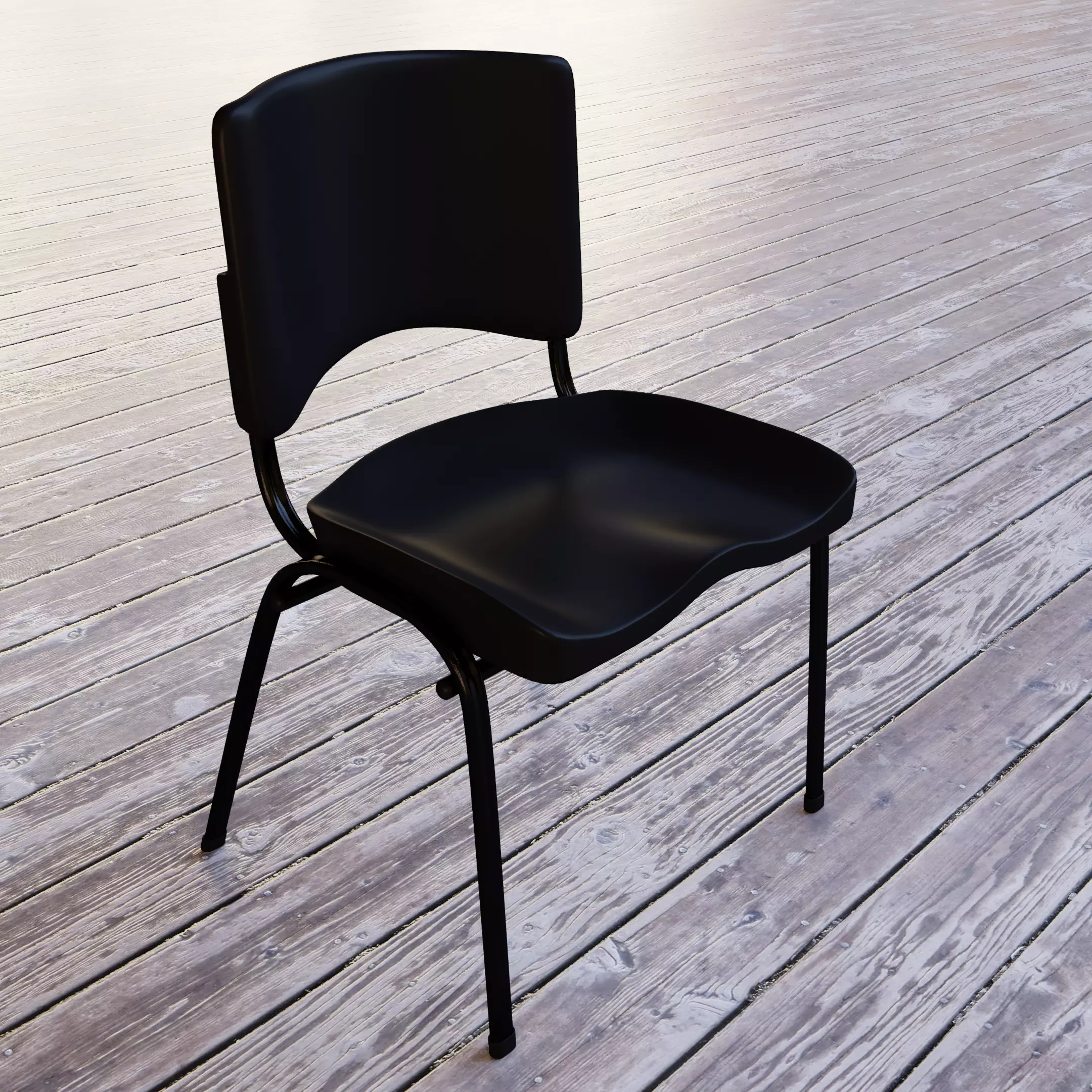 Chair plastic Free 3D model