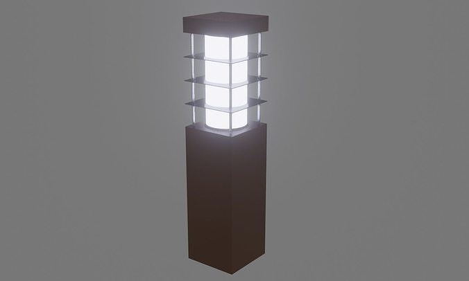 Garden lamp 3D model