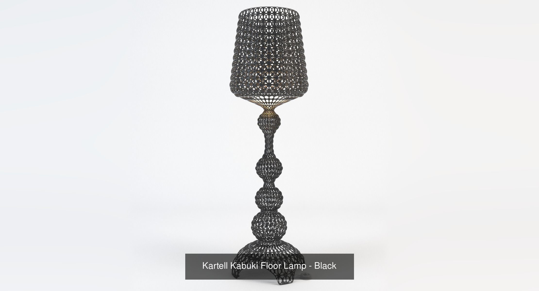 Kartell Kabuki Floor Lamp Set 3D Model Collection_3