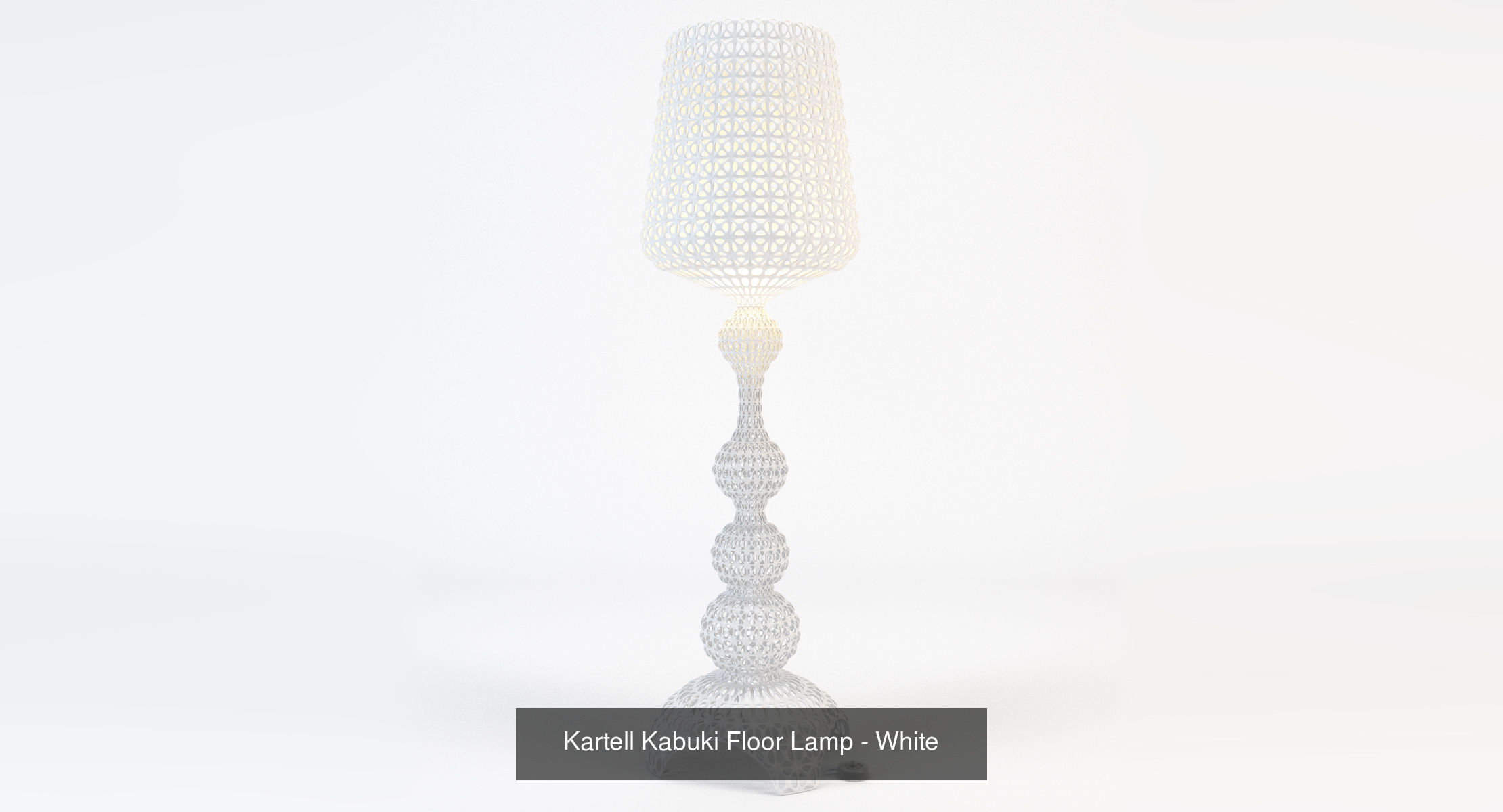 Kartell Kabuki Floor Lamp Set 3D Model Collection_7