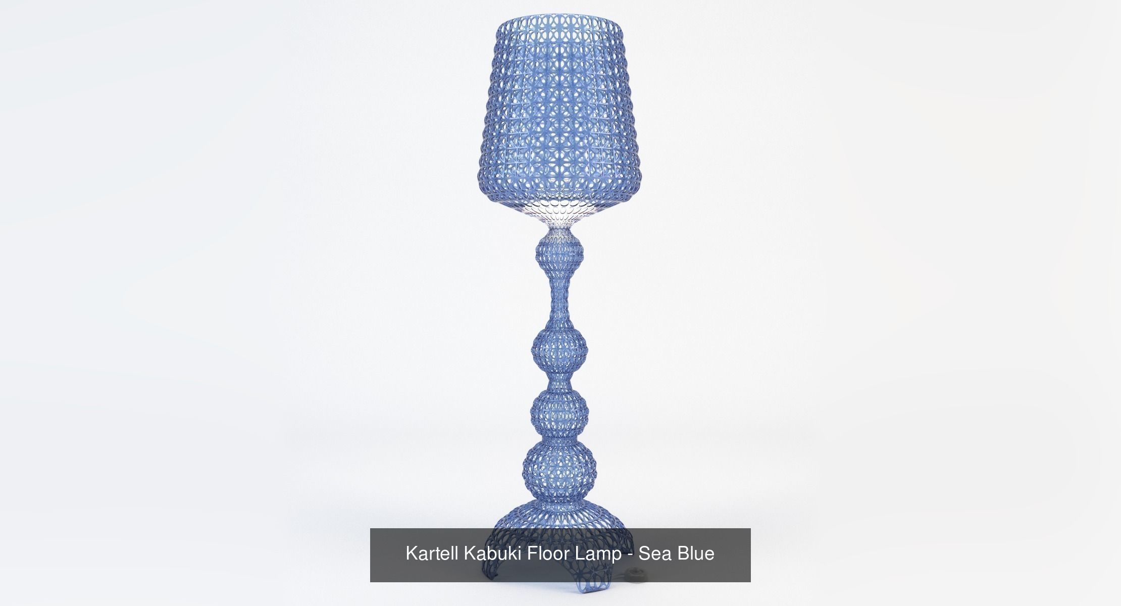 Kartell Kabuki Floor Lamp Set 3D Model Collection_6