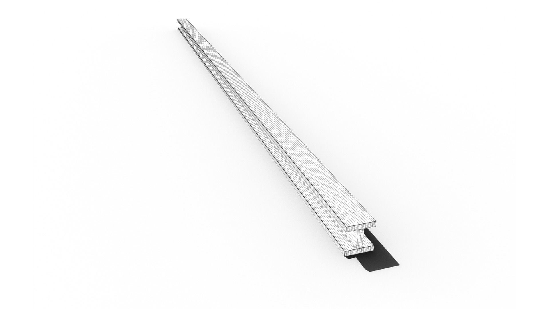 Metal Beam - Free 3D model_5