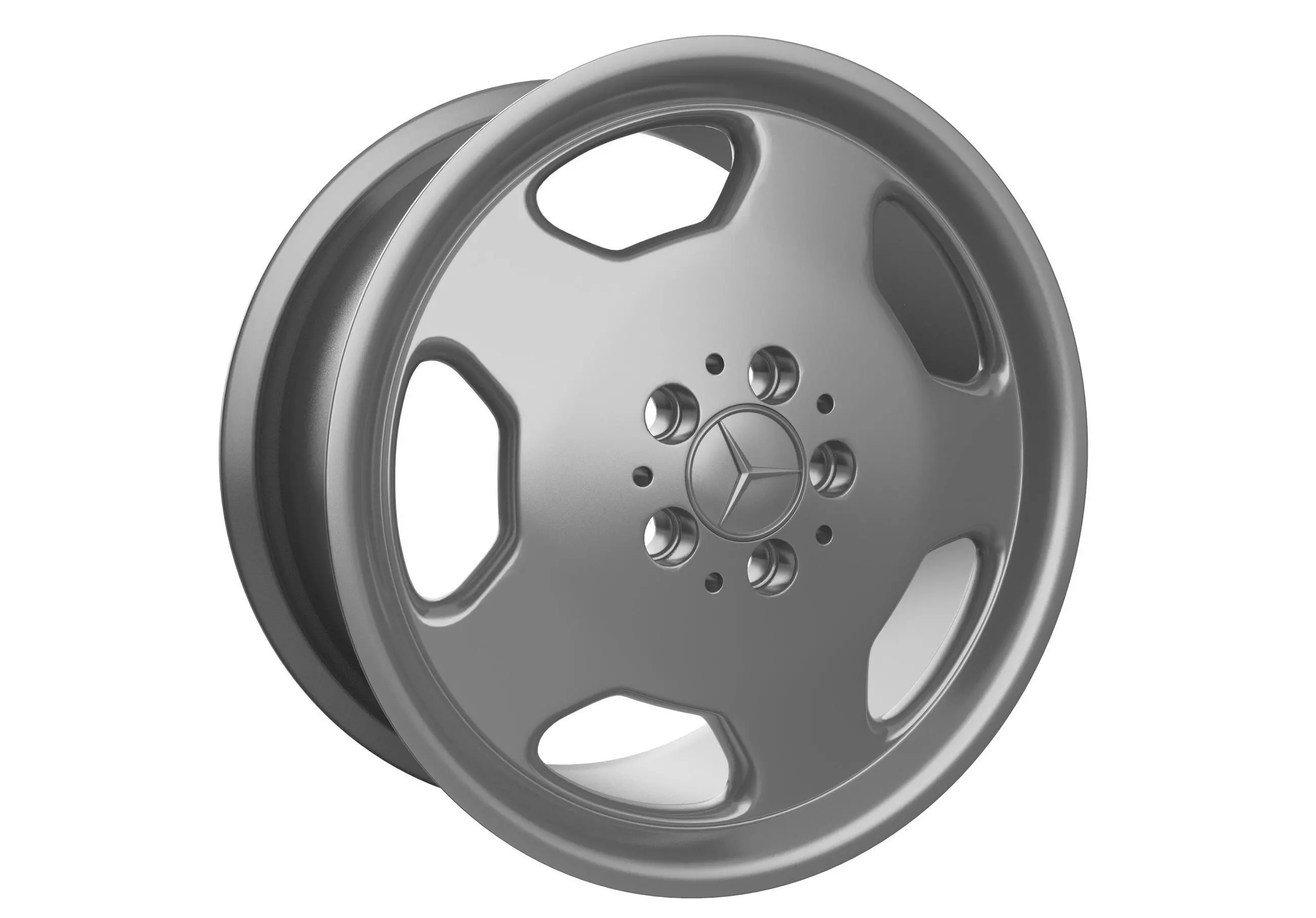 Mercedes monoblock wheel  3D print model_0