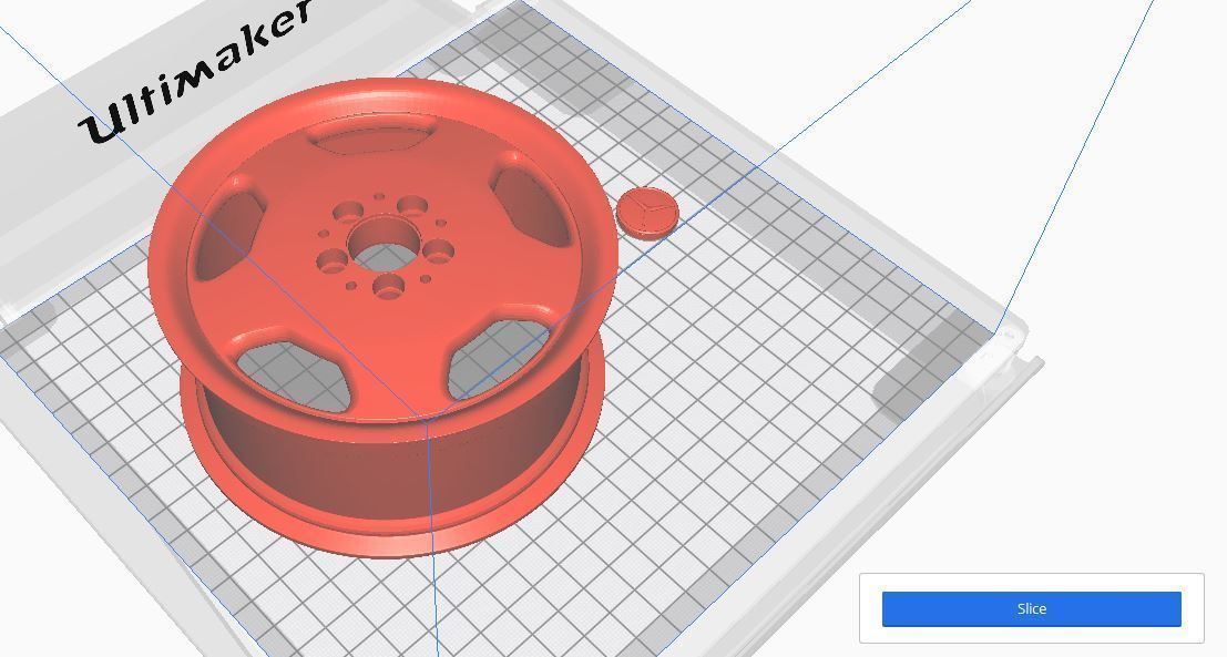 Mercedes monoblock wheel  3D print model_8