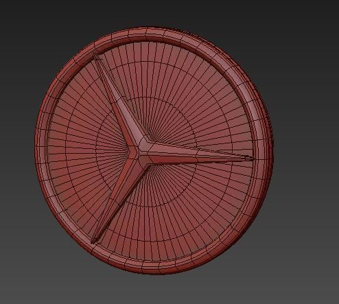 Mercedes monoblock wheel  3D print model_7