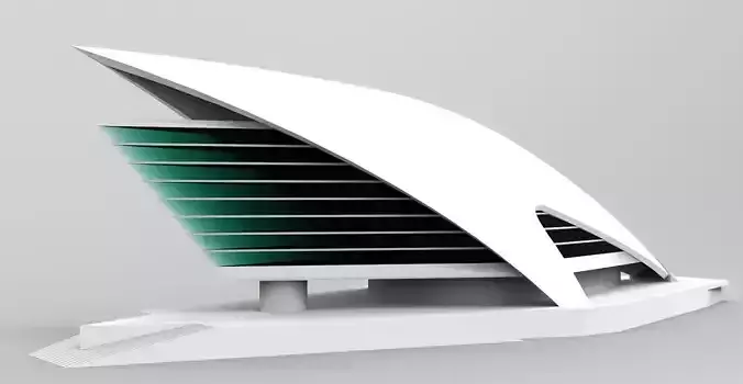 Architecture Famous model01 3D model