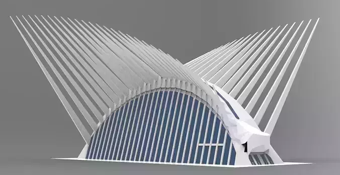 Architecture Famous model04 3D model