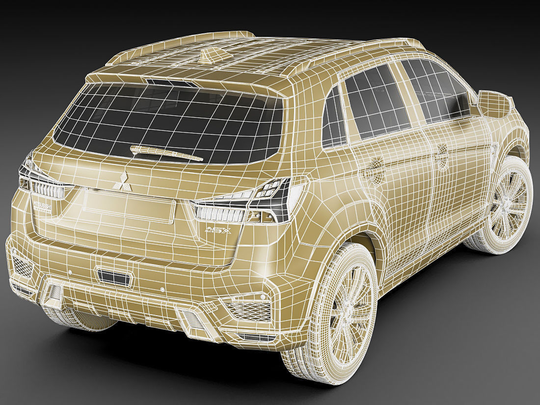 Mitsubishi ASX 2020 3D model_21