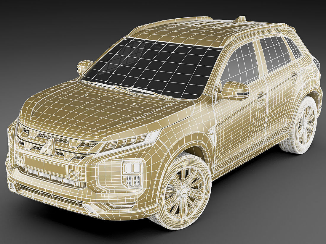 Mitsubishi ASX 2020 3D model_20