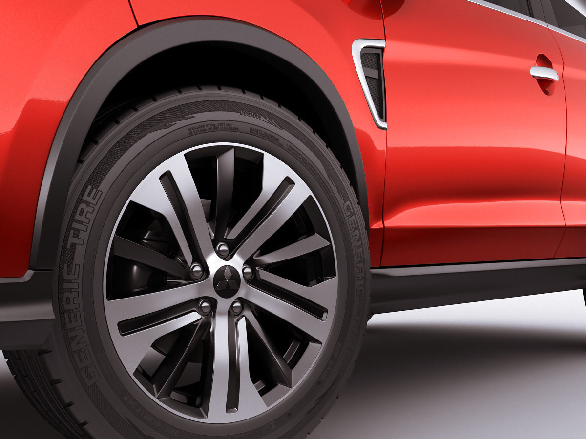 Mitsubishi ASX 2020 3D model_9