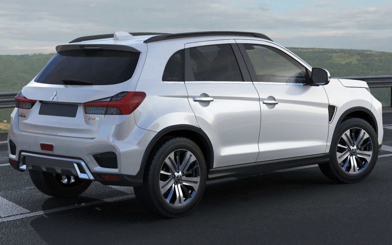 Mitsubishi ASX 2020 3D model_15