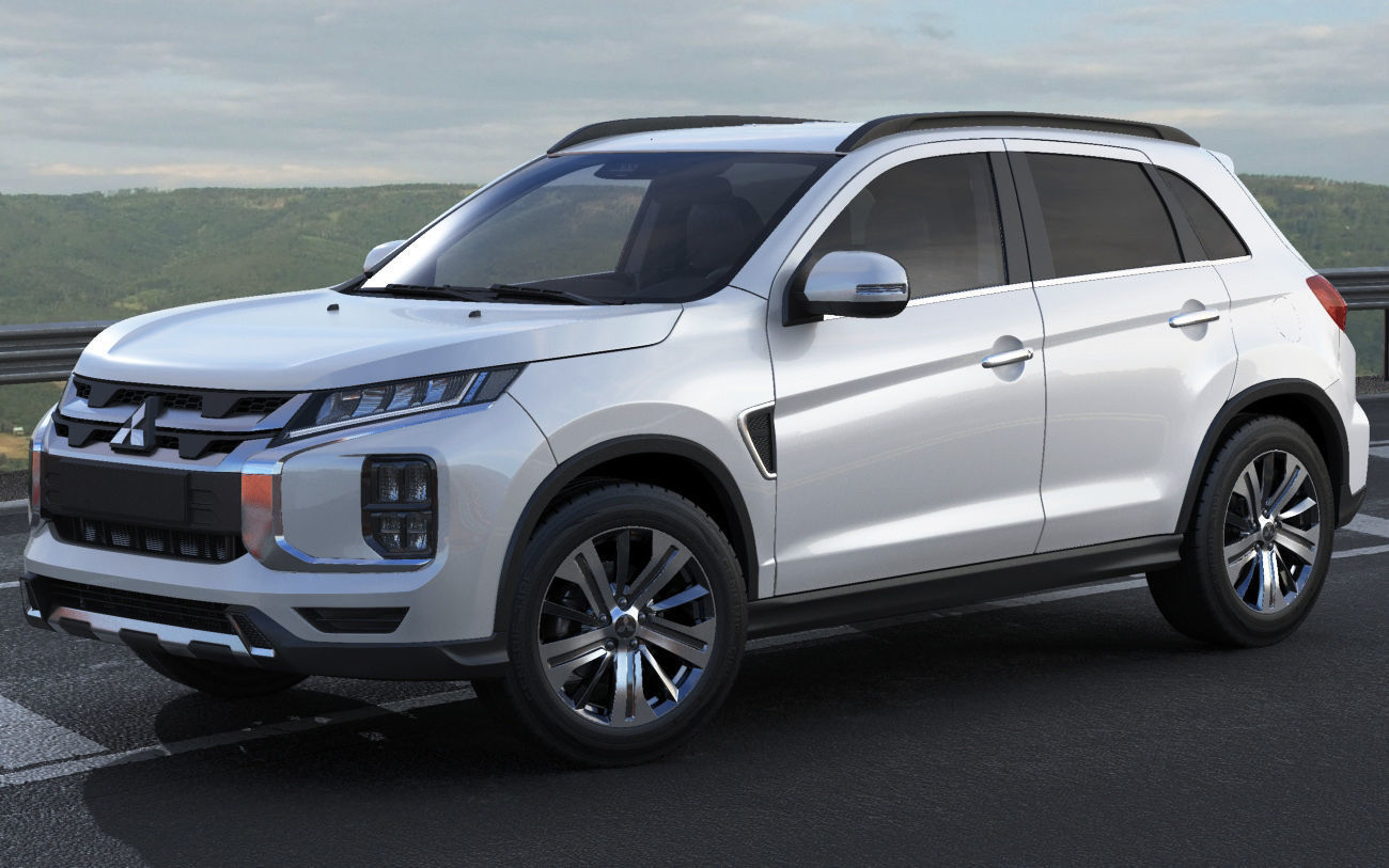 Mitsubishi ASX 2020 3D model_14