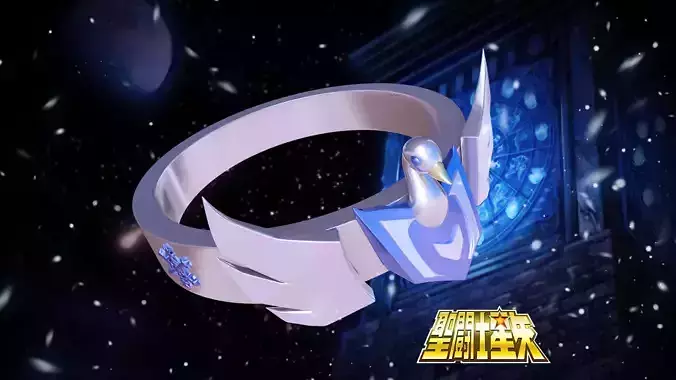 Hyoga ring - Saint Seiya  3D print model
