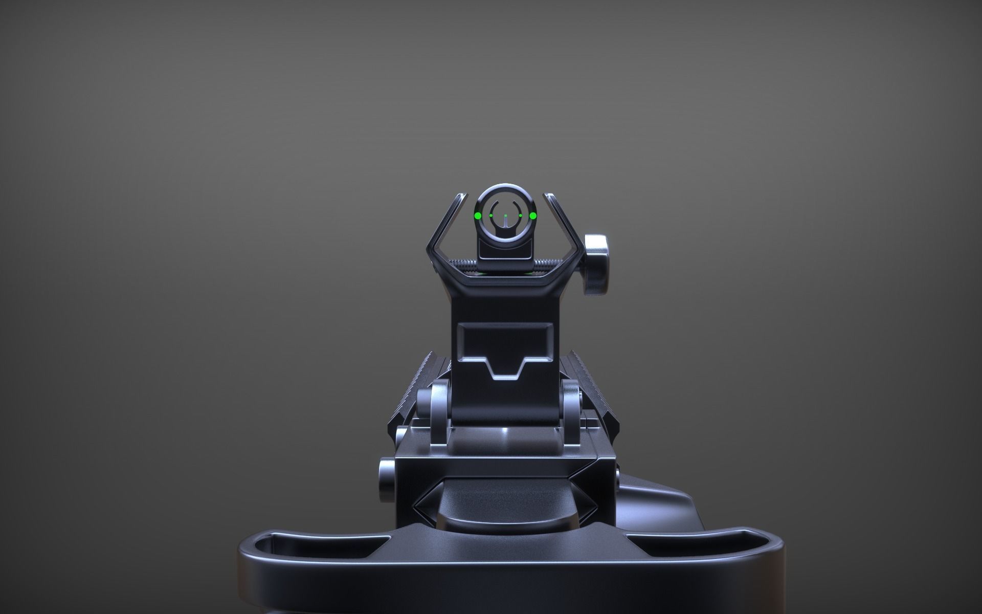 M4A1 Custom 3D model_24