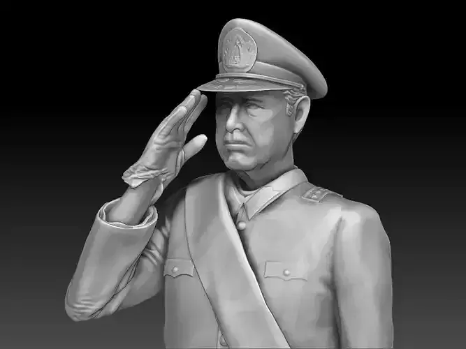 Augusto Pinochet 3D print model