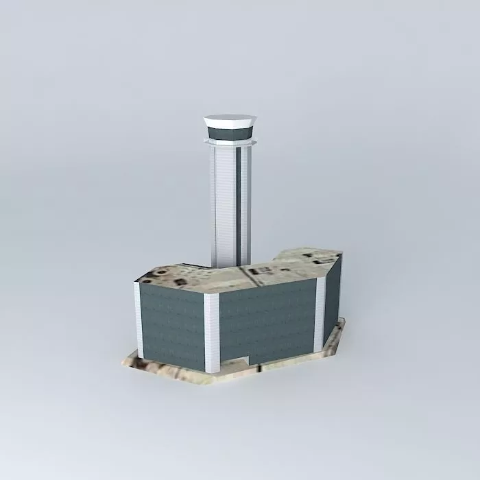 Tower airport Free 3D model