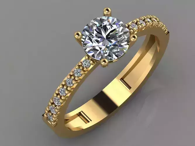 GC GOLD T002 - Diamond set 3D model