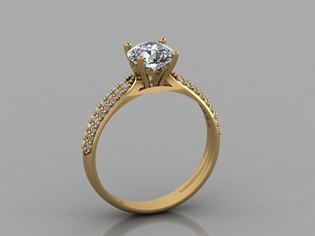 GC GOLD T004 - Diamond set 3D model 3D print model_4
