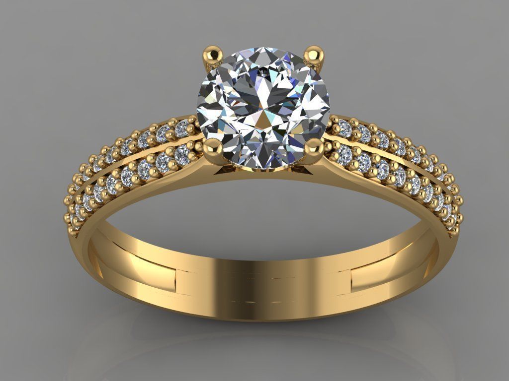 GC GOLD T004 - Diamond set 3D model 3D print model_2