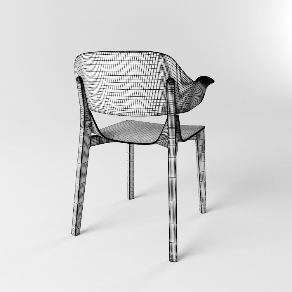 Leaf Armchair 3D model_10