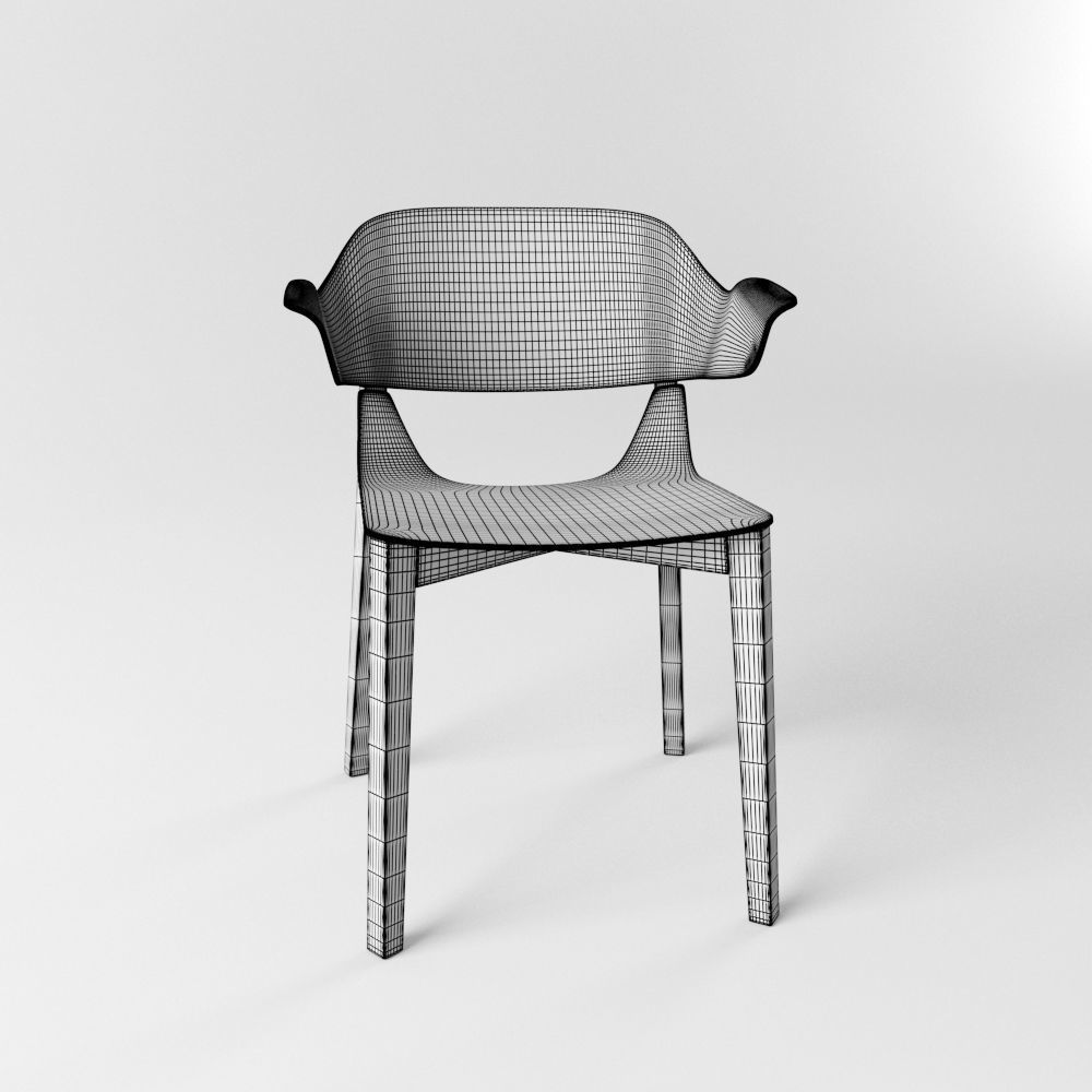 Leaf Armchair 3D model_6