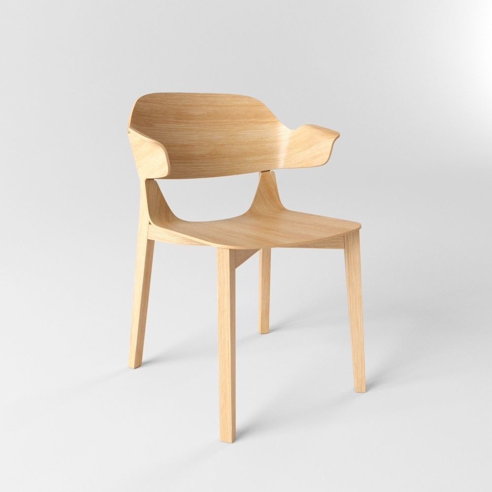 Leaf Armchair 3D model_2