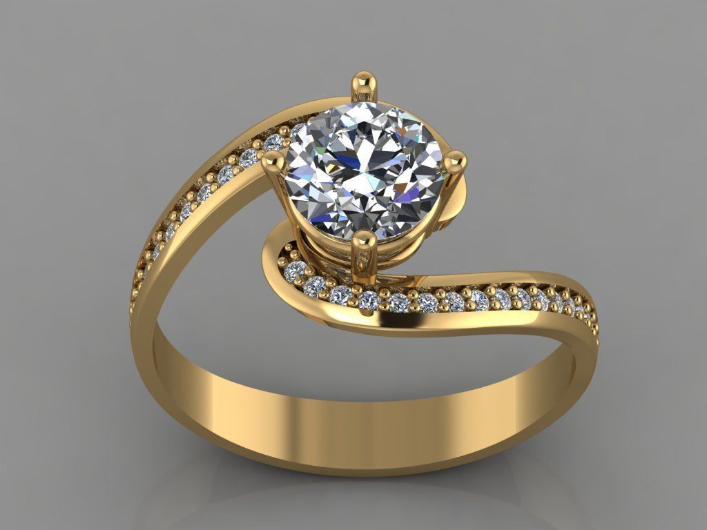 GC GOLD T008- Diamond set 3D model 3D print model_2