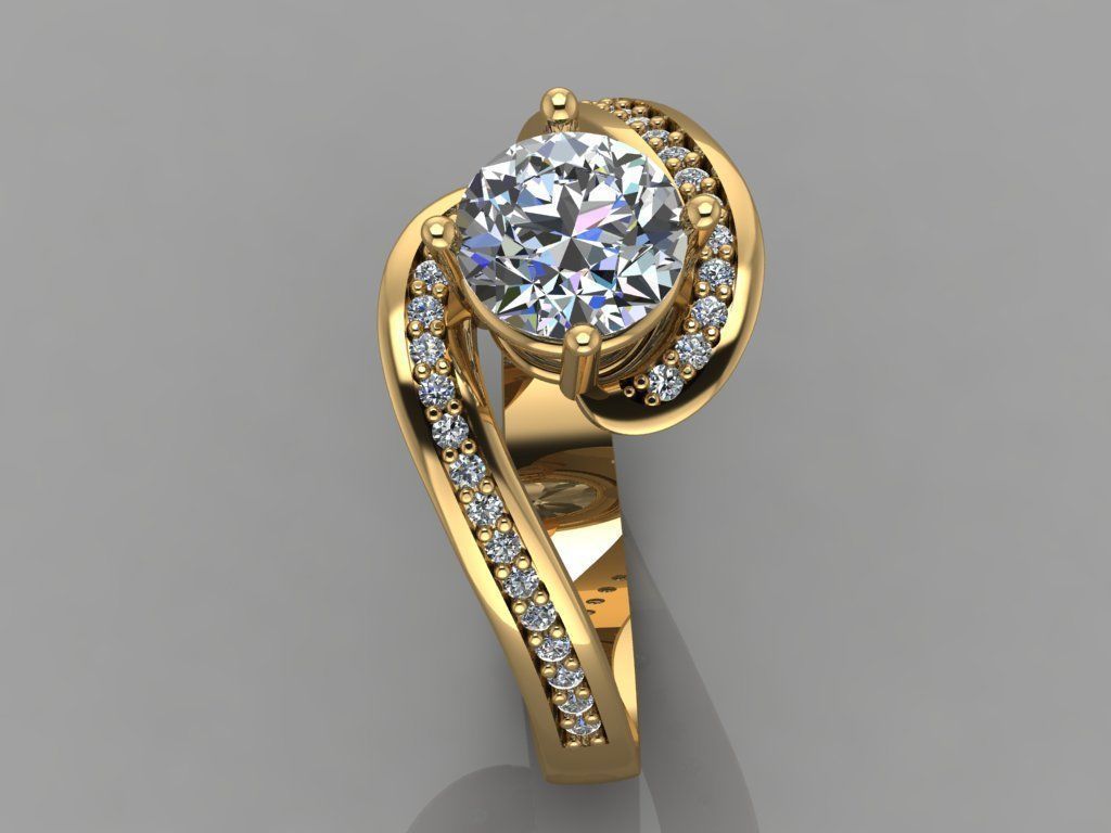 GC GOLD T008- Diamond set 3D model 3D print model_3