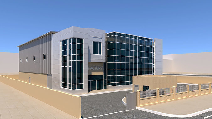 Industrial Building Rendering
