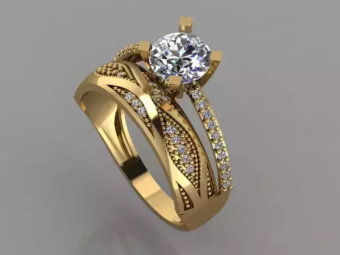 GC GOLD TW003- Diamond set 3D model 3D print model