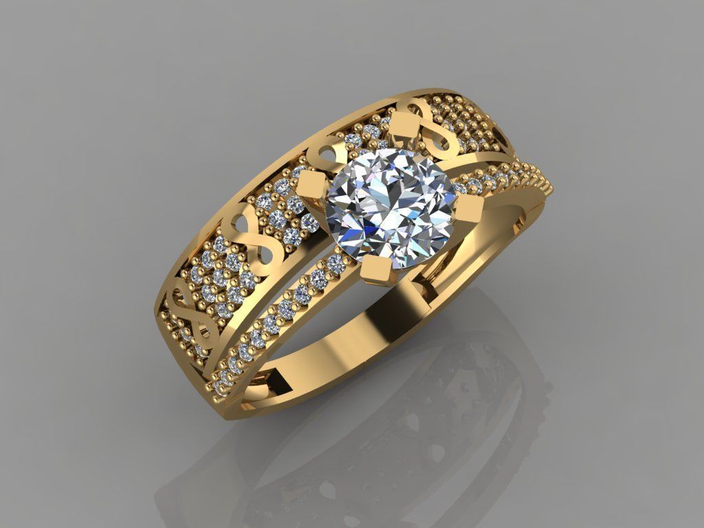 GC GOLD TW004- Diamond set 3D model 3D print model_4