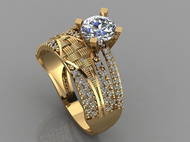 GC GOLD TW009- Diamond set 3D modeL  3D print model