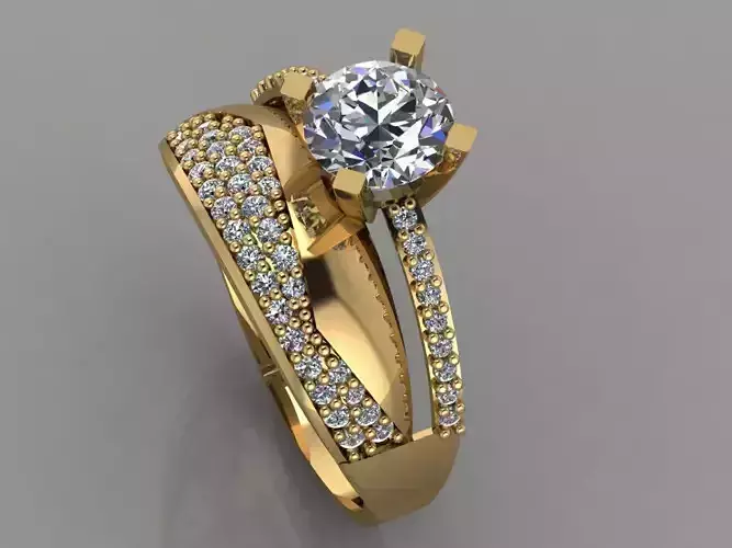 GC GOLD TW012- Diamond set 3D modeL 3D print model
