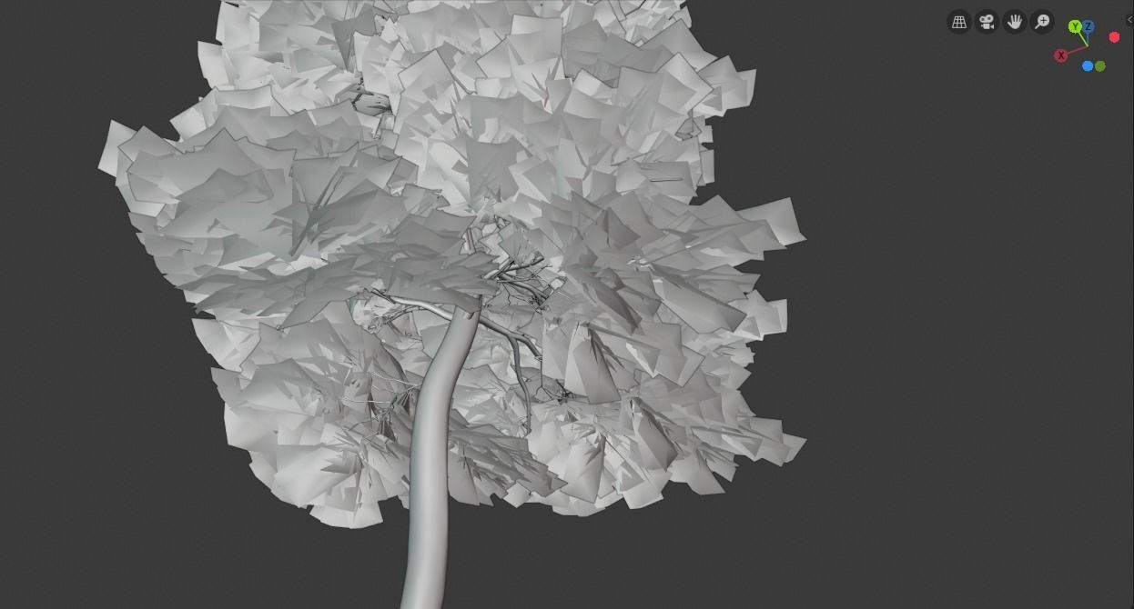 Tree Realistic  3D model_16