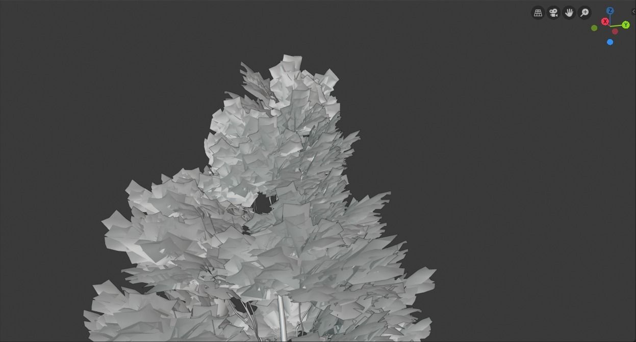 Tree Realistic  3D model_17