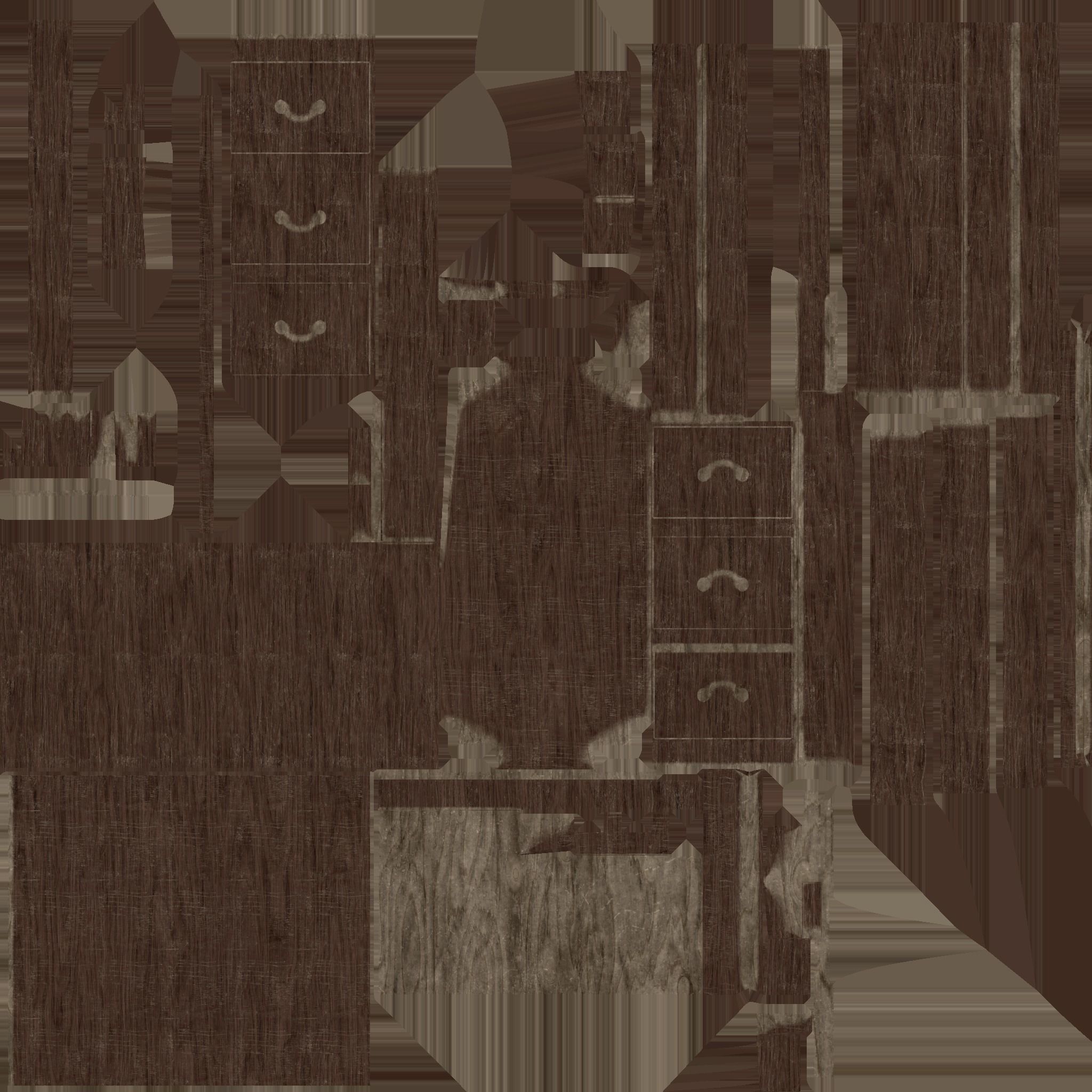 Furniture pack with various textures Low-poly 3D model_19