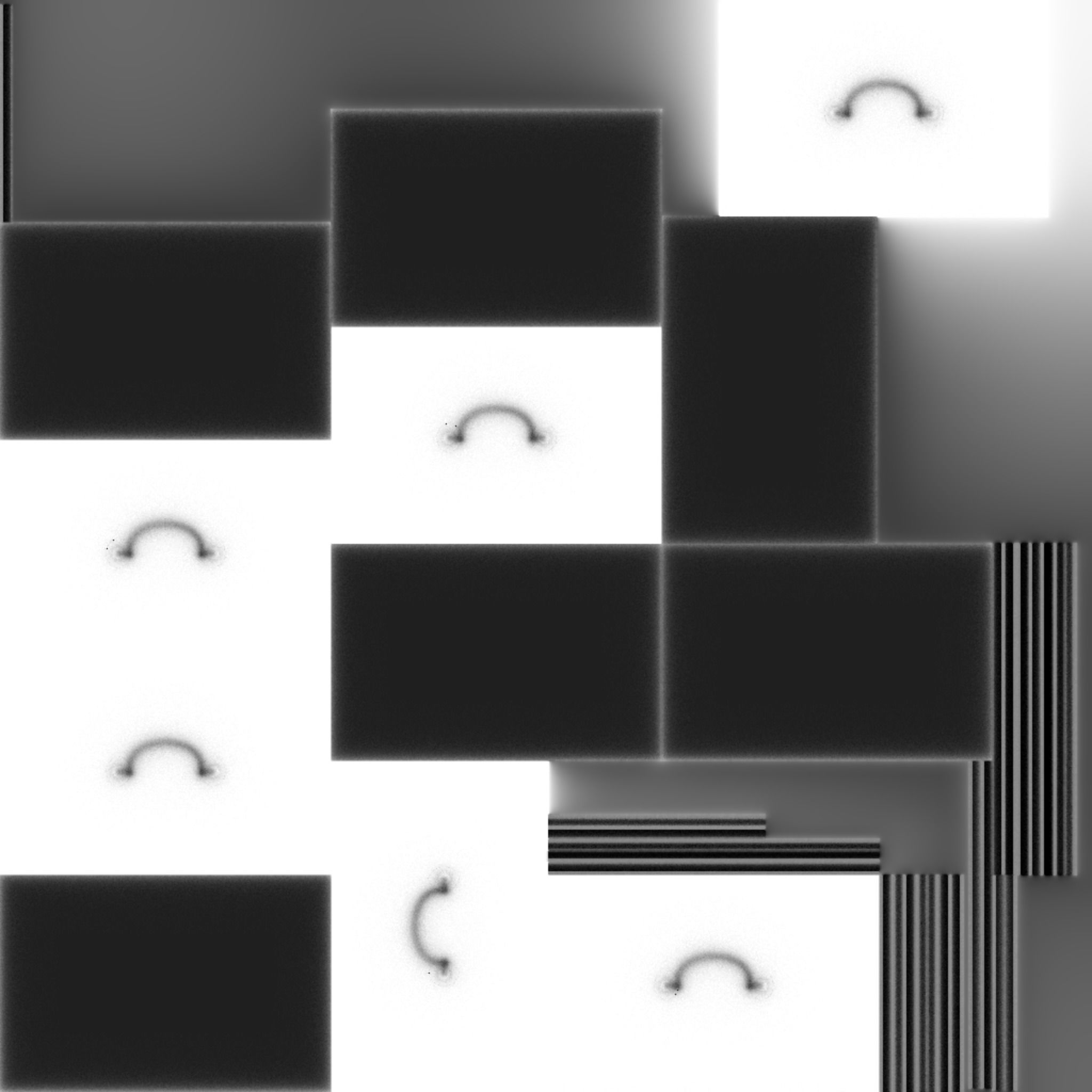 Furniture pack with various textures Low-poly 3D model_14