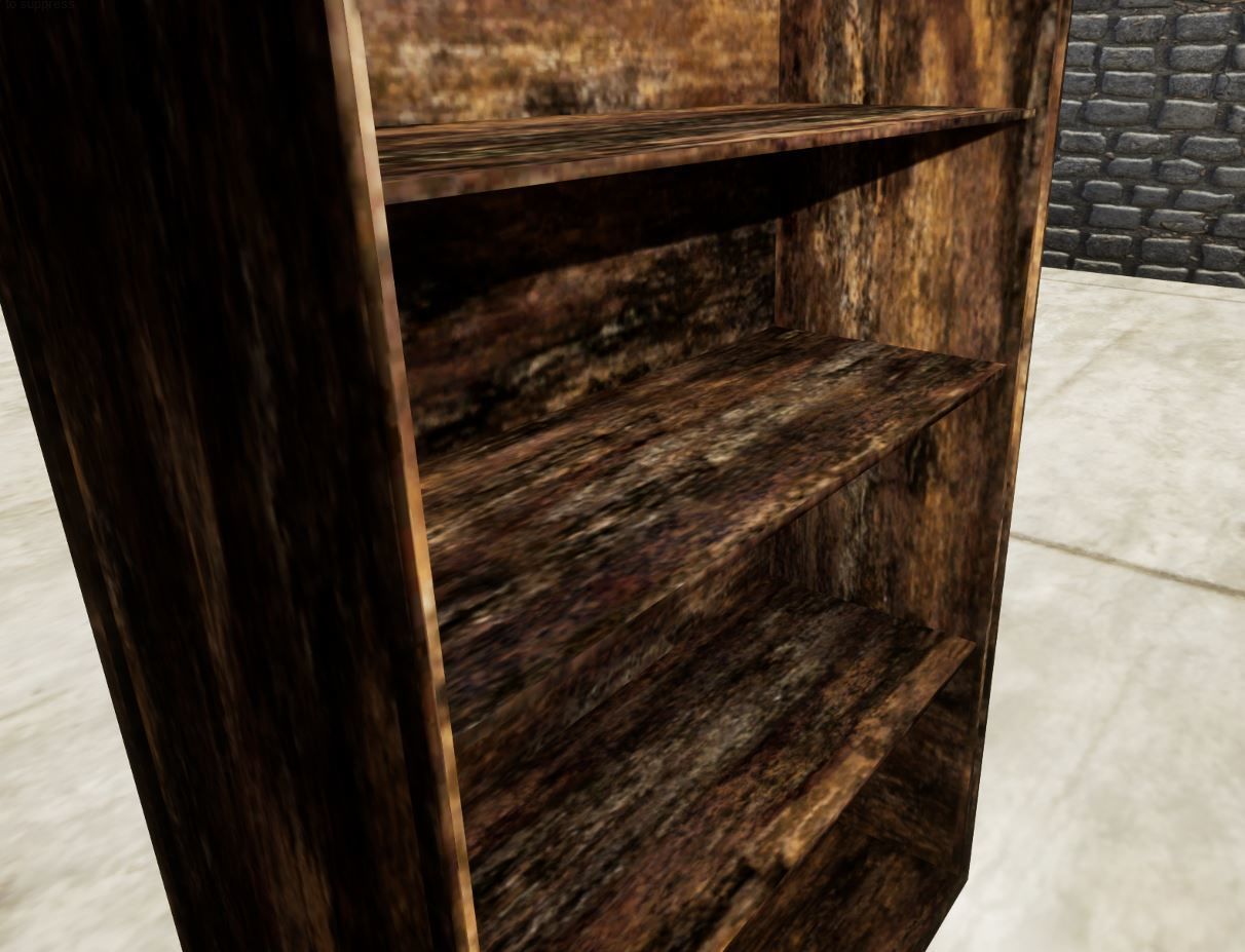 Furniture pack with various textures Low-poly 3D model_10