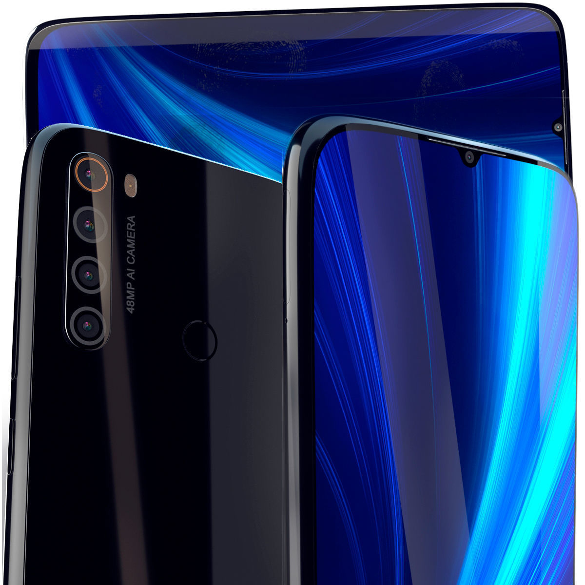 redmi note 8 snapdragon 3D model_2