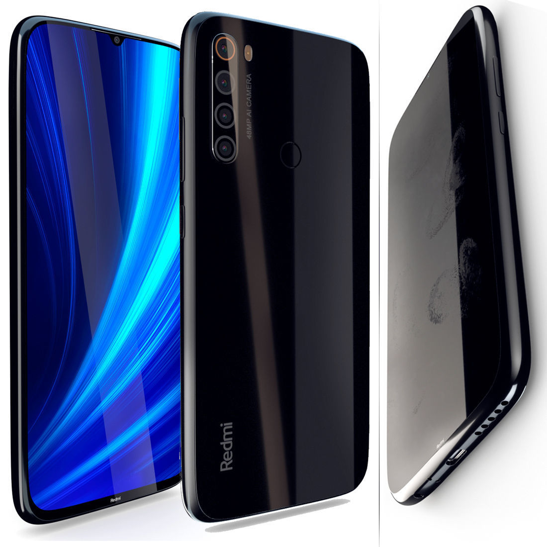 redmi note 8 snapdragon 3D model_1