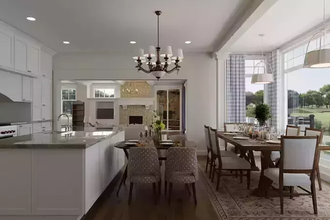 HQ Modular House With Furniture