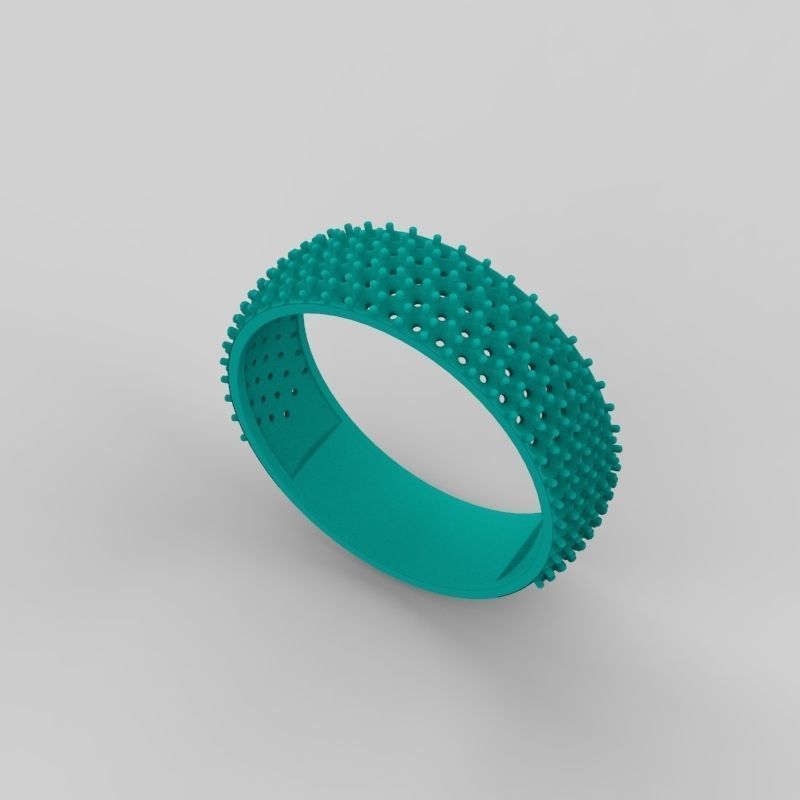 Classic women Ring 149 gems 3dm stl 3D print model 3D print model_15