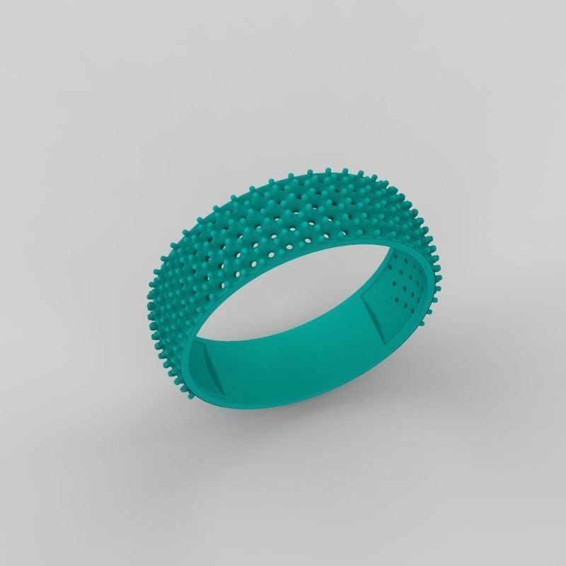 Classic women Ring 149 gems 3dm stl 3D print model 3D print model_12