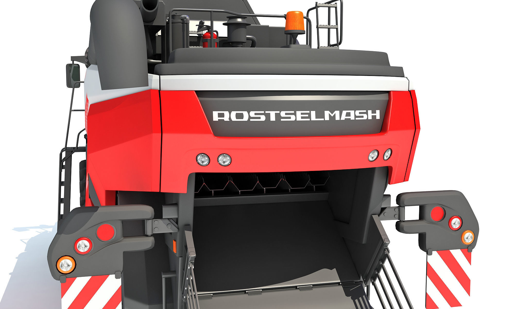 Combine Harvester Rostselmash 3D model_16