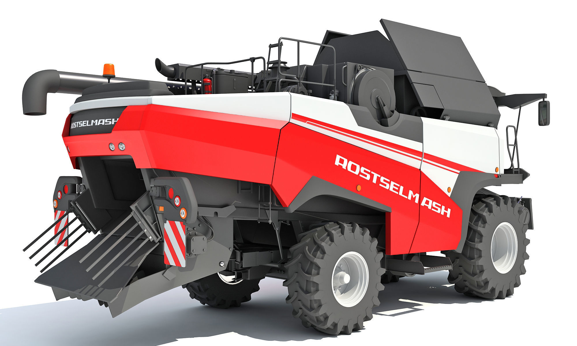 Combine Harvester Rostselmash 3D model_10